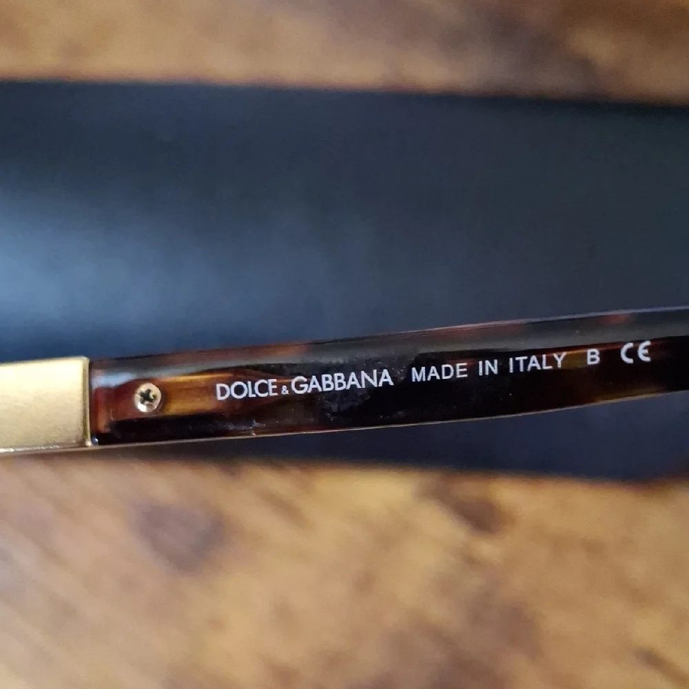 Dolce & Gabbana Glossy Black Cat-Eye Glasses - Picture 2 of 7